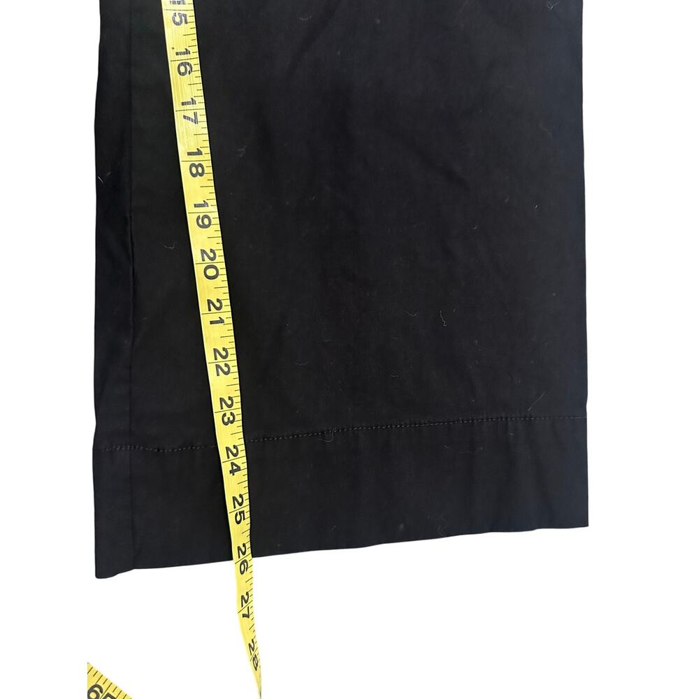 Maeve Anthropologie The Colette Cropped Wide Leg Pants Black Magic Fabric 29 - Picture 7 of 8
